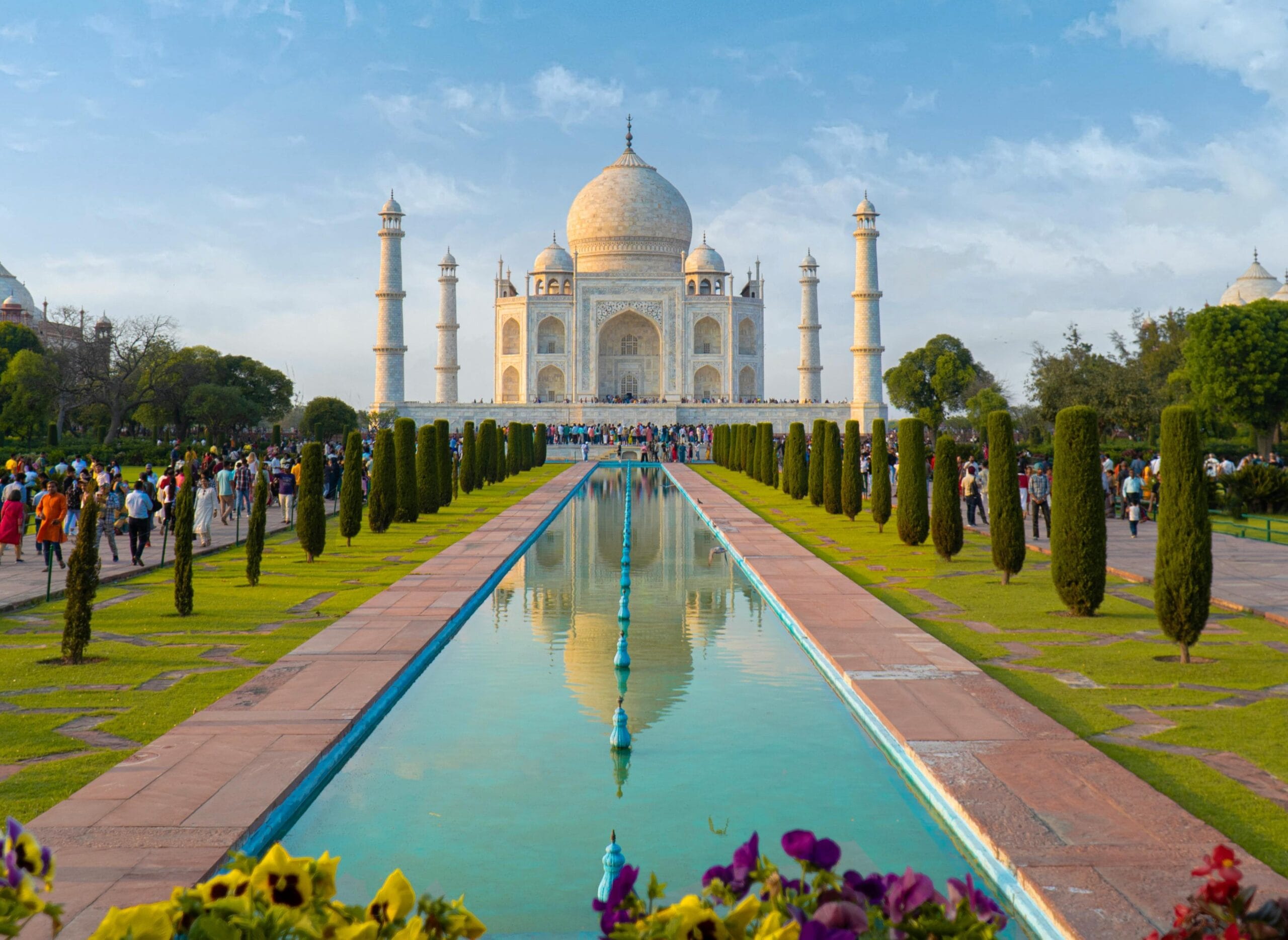 tajmahal nel viaggio triangolo d oro in gennaio con india magica tours