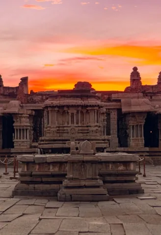 un tempio nel viaggio in karnataka con india magica tours