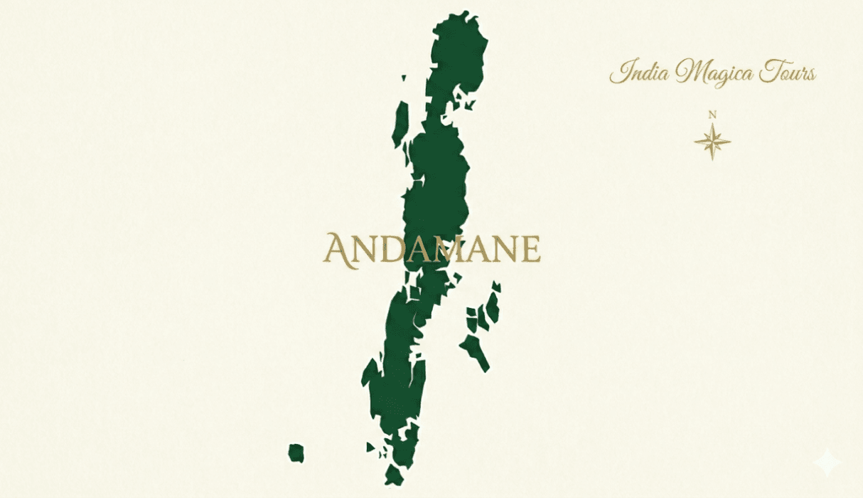 mappa andamane isole da india magica tours
