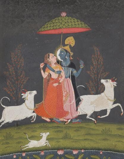 dio krishna con le mucche sacre indiane da indiamagicatours