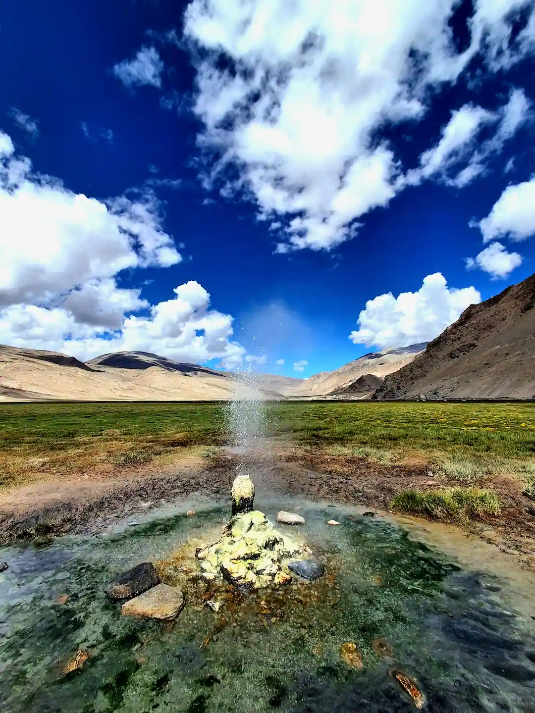 Sorgenti geotermiche nella Puga Valley, tour privato Ladakh