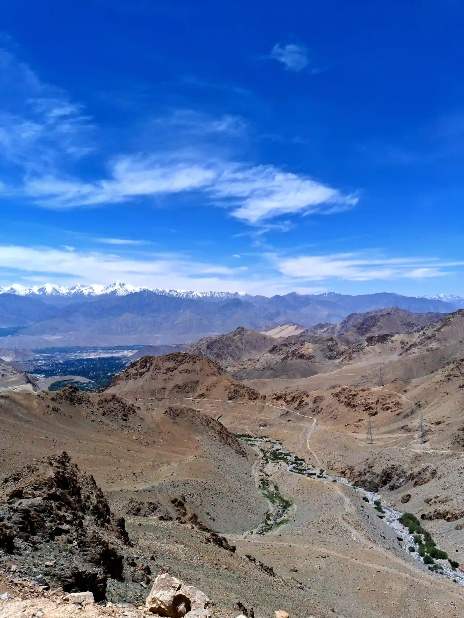 Montagne dell'Himalaya lungo il tour privato in Ladakh