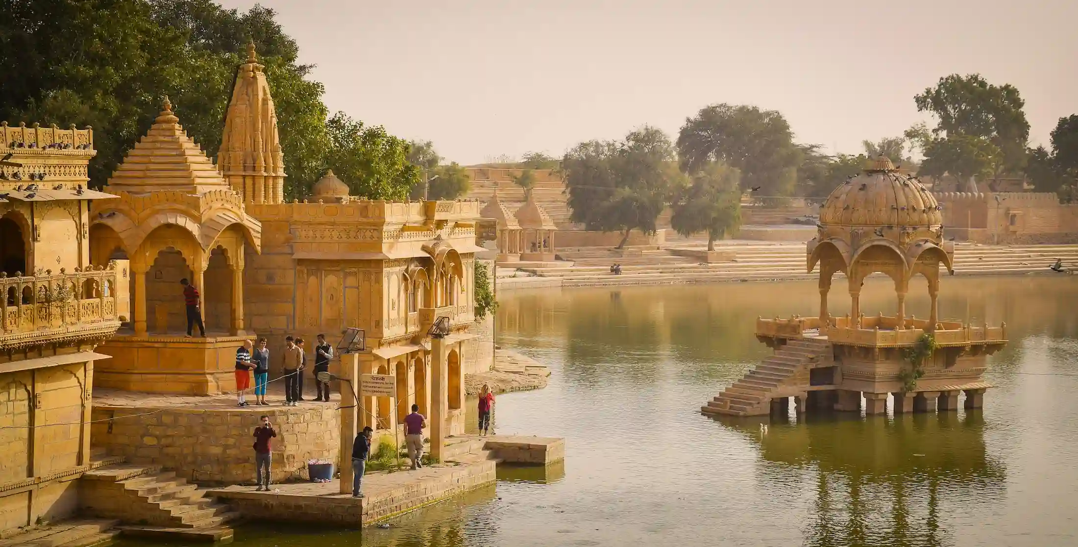 lago gadisar jaisalmer cosa vedere guida italiano con india magica tours