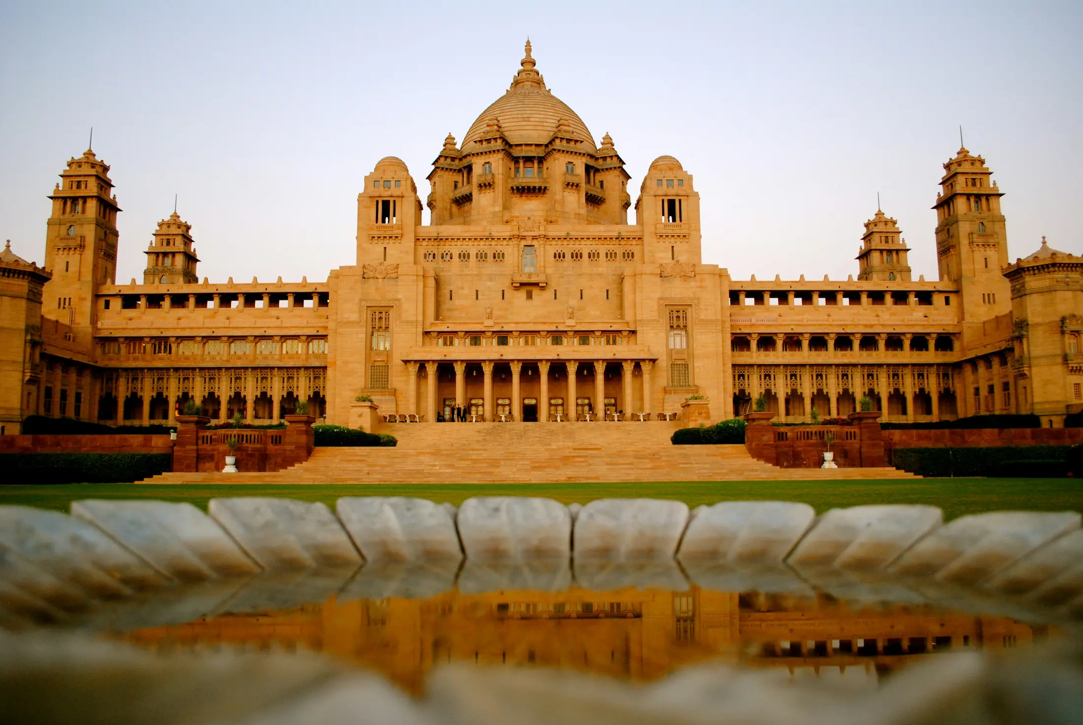Palazzo Umaid Bhawan a Jodhpur, residenza reale e uno degli hotel di lusso dell'India